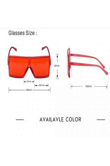 SENFEISM Lunettes de soleil vintage pour femme et homme - Lunettes de soleil surdimensionnées - Noir