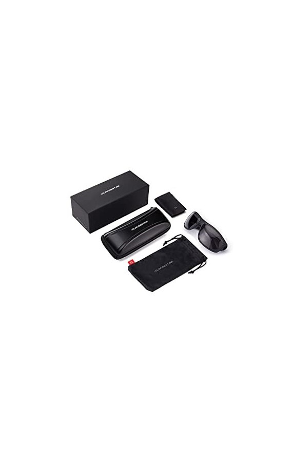 CLANDESTINE Curve Matte Black - Lunettes de soleil Nylon HD homme & femme