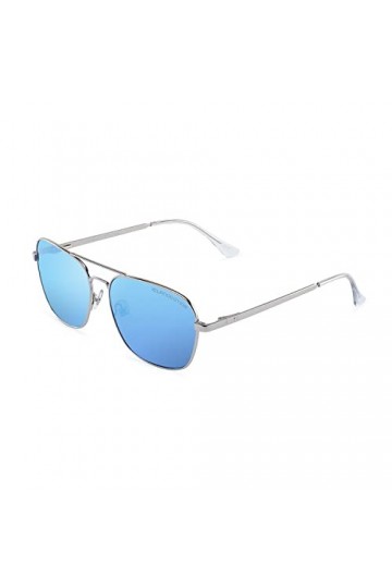 CLANDESTINE B-Pilot 18 Silver Ice Blue - Lunettes de soleil nylon HD homme & femme
