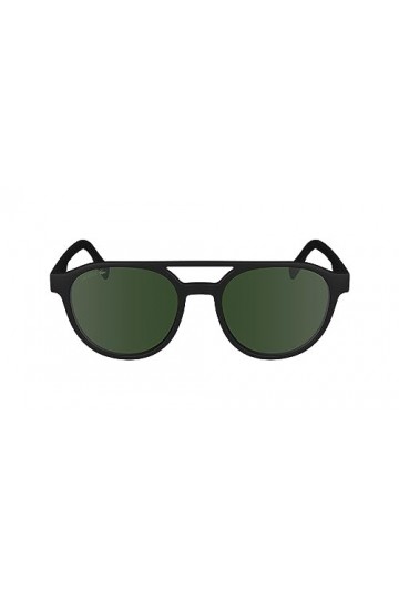 LACOSTE L6008S Lunettes de Soleil, Matte Black, Taille Unique Homme