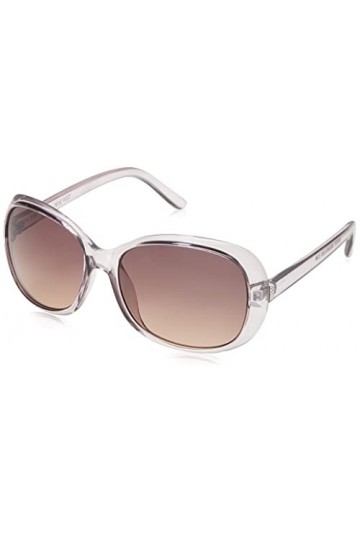 NINE WEST Lunettes de soleil Cheri pour femme, taupe, 57 mm, Taupe, 57mm