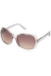 NINE WEST Lunettes de soleil Cheri pour femme, taupe, 57 mm, Taupe, 57mm