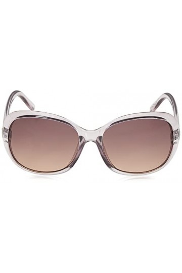NINE WEST Lunettes de soleil Cheri pour femme, taupe, 57 mm, Taupe, 57mm