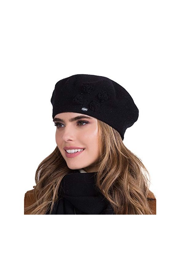 Kamea Femme Béret Classique Et Élégant Ariel, Beige,Taille Unique