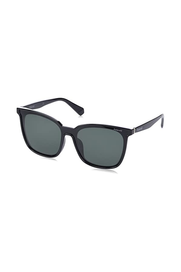 Polaroid PLD 6154/F/S 7zj/UC Black Green 0 Sunglasses, 0 Mois Mixte