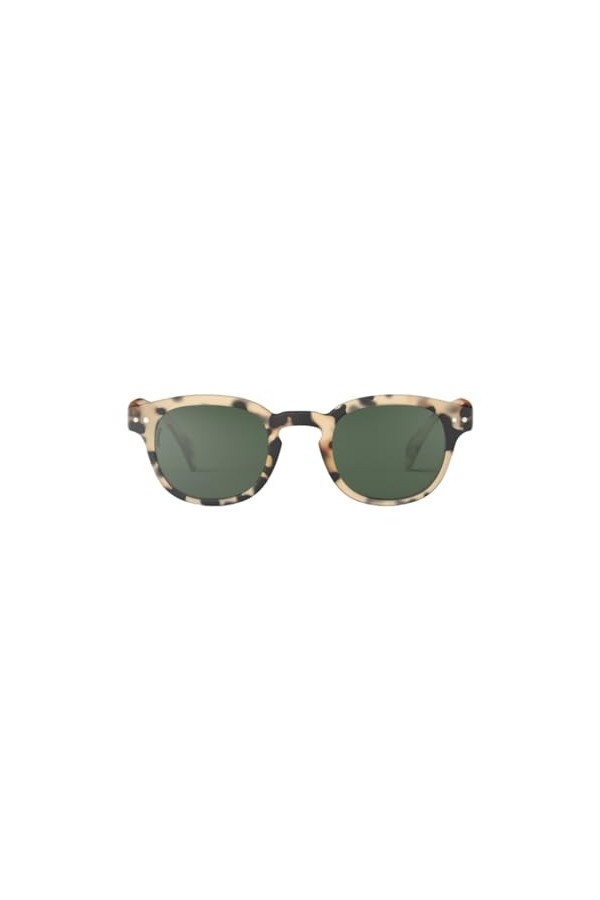 Izipizi OCCHIALI SUN POLARIZED MOD. C LIGHT TORTOISE GREEN LENSES