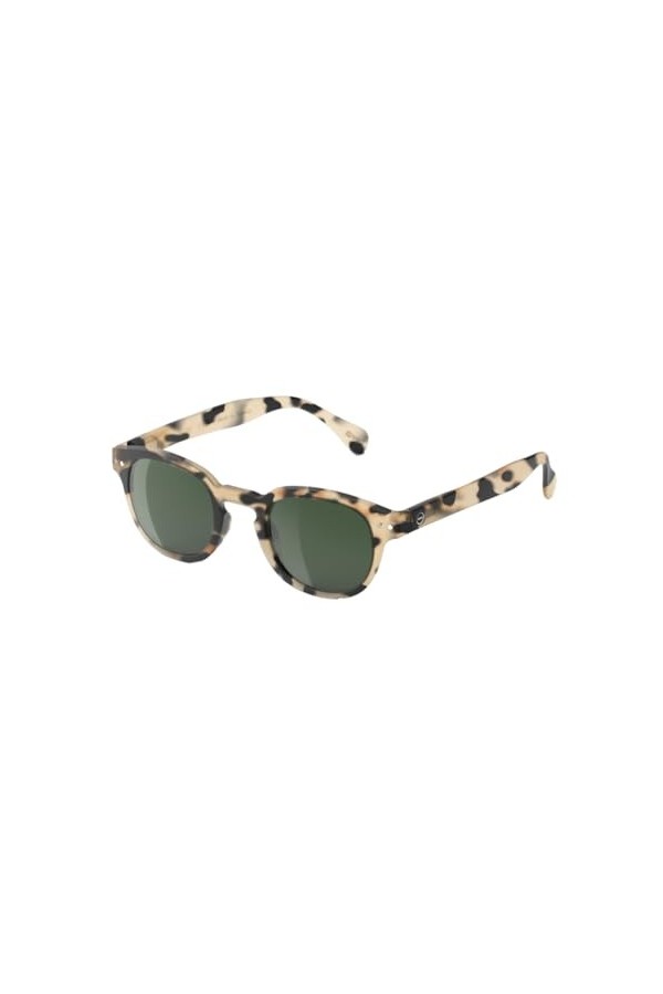 Izipizi OCCHIALI SUN POLARIZED MOD. C LIGHT TORTOISE GREEN LENSES