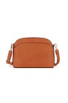 flora & co - Petit Sac Bandoulière Arrondi Femme - Sac à Main Multi-poches Porté Epaule Silimicuir Souple - Besace Sacoche Me