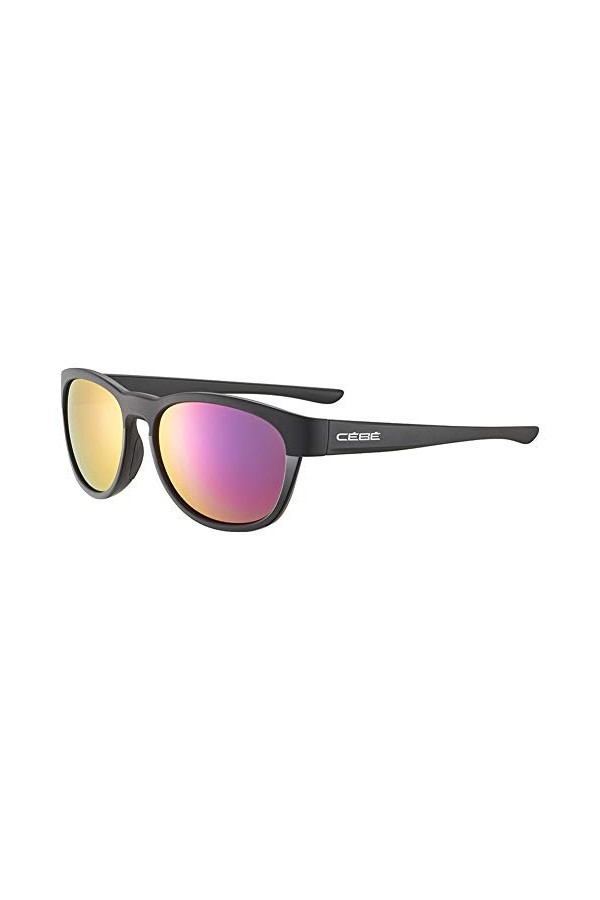 Cébé SKimo Queenstown Lunettes de Soleil pour Femmes Matt Medium Mixte bébé, Matte Black Shiny Black