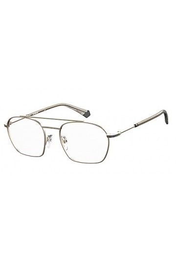 Polaroid PLD D385 OPO/19 MTGOLD Grey 54 Lunettes, Unisexe-Adulte, Opo/19 Mtgold Grey