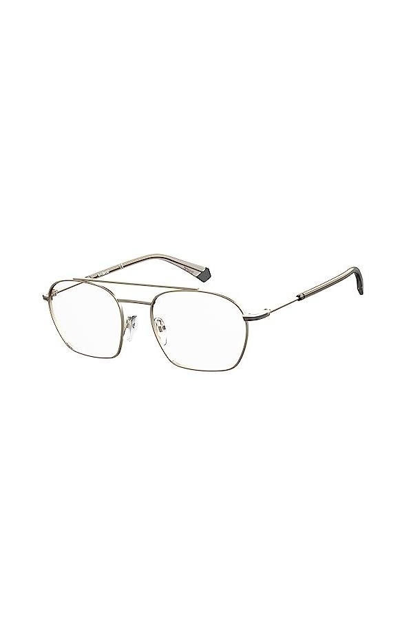 Polaroid PLD D385 OPO/19 MTGOLD Grey 54 Lunettes, Unisexe-Adulte, Opo/19 Mtgold Grey