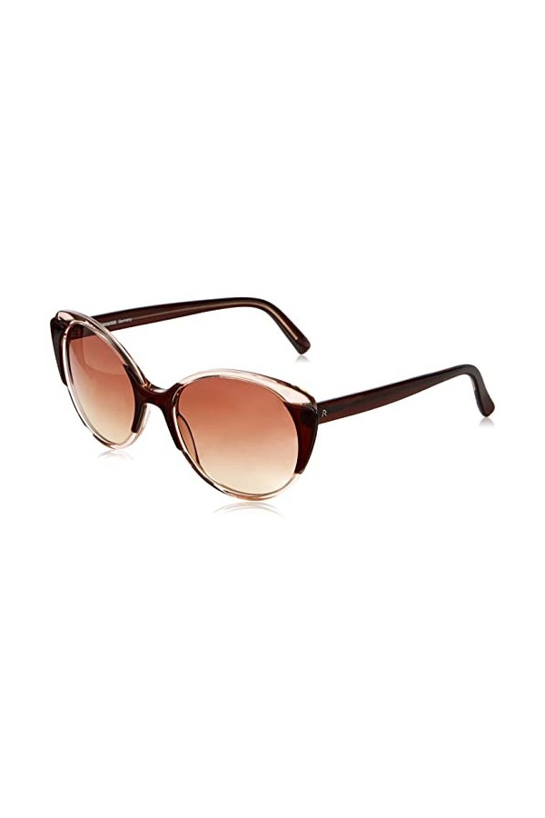 Rodenstock Damen Sonnenbrillen R Acetate des Lunettes de Soleil, Braun/Pink/Braun/Pink Shaded, 53 Femme