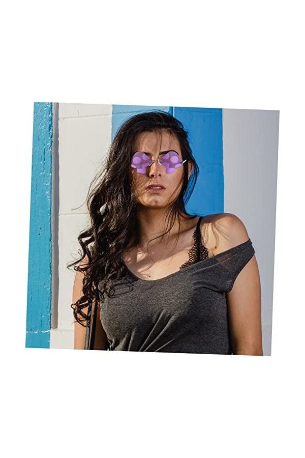 TENDYCOCO 5 Pièces Lunettes Cool Halloween Lunettes De Soleil Lunettes De Soleil Mignonnes Pour Femmes Lunettes De Pour Les Y