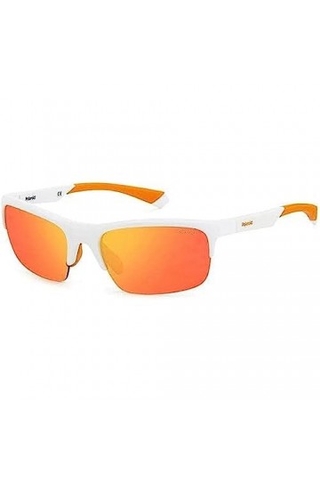 Polarois Sport PLD 7042/s Sunglasses, 0ZE/OZ White Yellow, L Unisex
