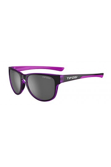 Tifosi Smoove Lentille Unique Lunettes, Onyx Ultra Violet/Fumé, Taille Unisex