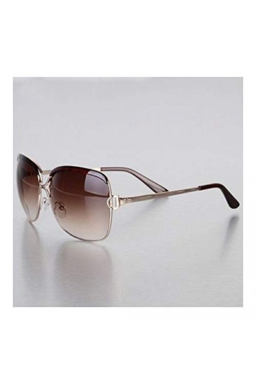 AUSUB Lunettes de soleil femme Femmes populaire Cadre de luxe Shades Lunettes de soleil Lunettes de soleil mode Couleur : Br