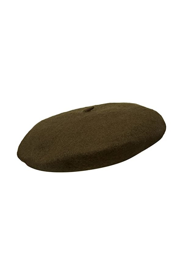 Unmade Copenhagen Odille Beret, Kaki, Taille Unique Femme