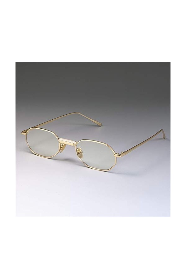 ANICHE Lunettes de Soleil pour Femmes, Steam Punk Fashion Petit Shades Métal Femmes de Soleil dLunettes Vintage UV400 Coule