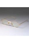 ANICHE Lunettes de Soleil pour Femmes, Steam Punk Fashion Petit Shades Métal Femmes de Soleil dLunettes Vintage UV400 Coule