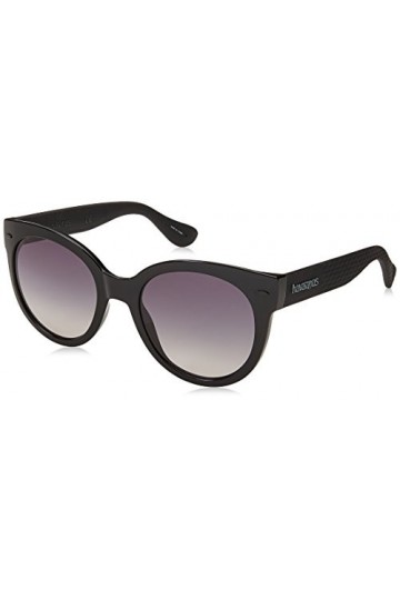 Havaianas NGOLDNHA/M LS QFU 52 Sunglasses, Noir Black/Grey , Femme