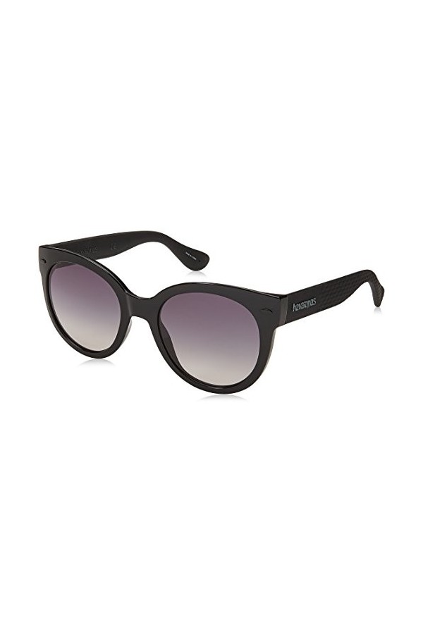 Havaianas NGOLDNHA/M LS QFU 52 Sunglasses, Noir Black/Grey , Femme