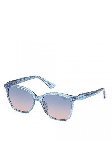 Guess GU9238 Lunettes de Soleil, Bleu/Autre, 49/15/130 Femme