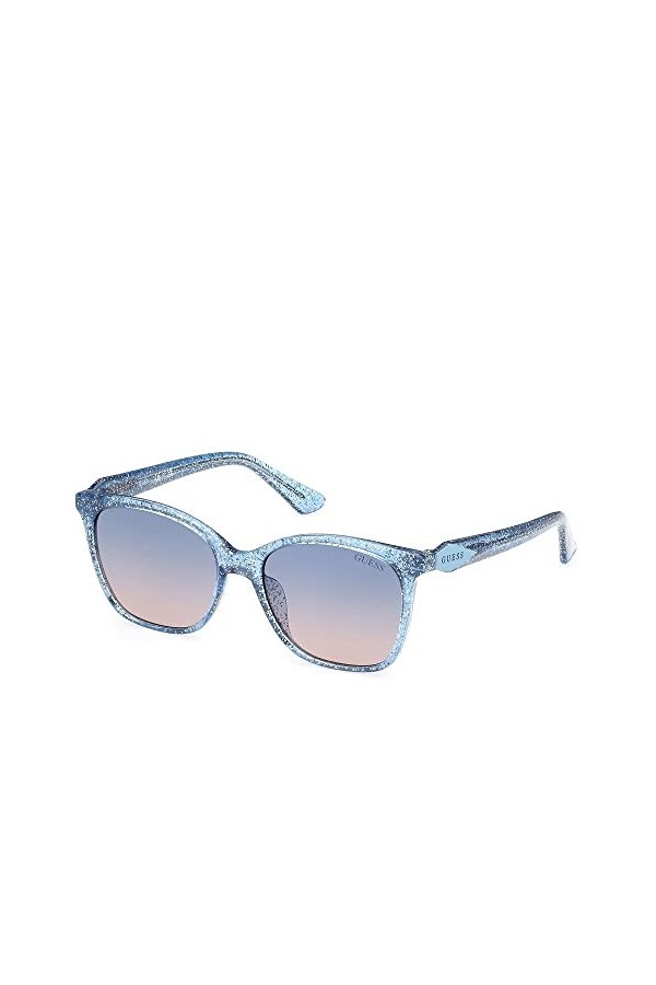 Guess GU9238 Lunettes de Soleil, Bleu/Autre, 49/15/130 Femme