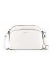 flora & co - Petit Sac Bandoulière Arrondi Femme - Sac à Main Multi-poches Porté Epaule Silimicuir Souple - Besace Sacoche Me