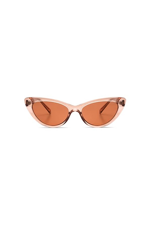 KOMONO Rosie Dry Rose Lunettes de soleil unisexes œil de chat en Bio-Nylon pour homme et femme avec protection UV et verres r