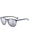 uvex Lgl 43 - Lunettes de Soleil pour Hommes et Femmes - Effet Miroir - Catégorie de Filtre 3 - Blue Matt/Ltm, Silver - One S