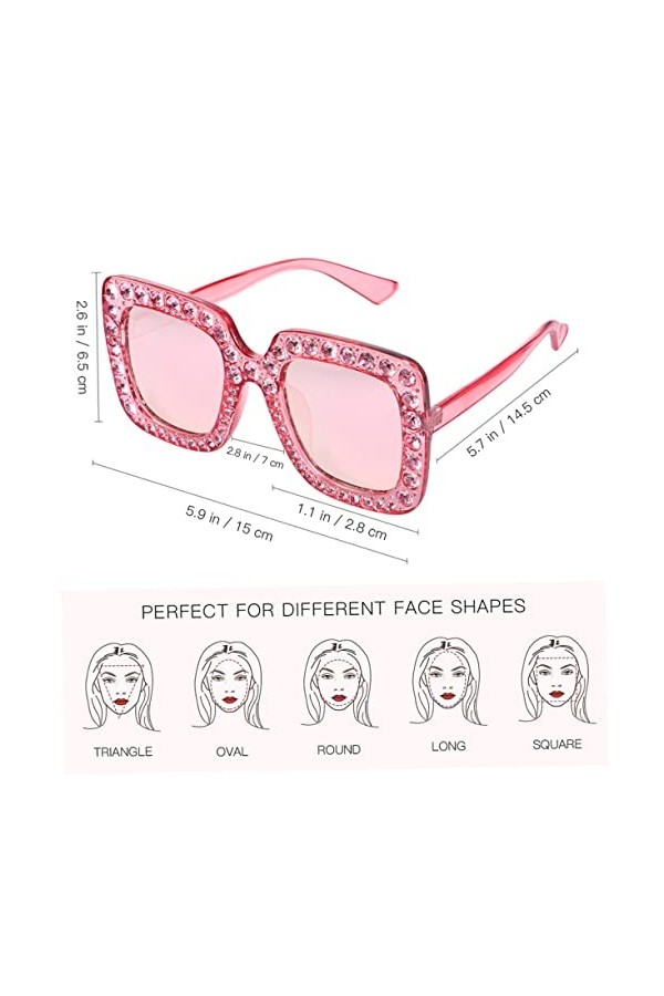 Abaodam 8 Pièces Lunettes De Photographie De Rue De Mode Lunettes De Soleil Yeux De Chat Pour Femme Lunettes De Soleil De Qua