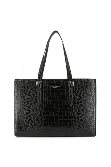 FLORA CO PARIS - Grand Sac A Main Femme Crocodile - Sac Cabas Fourre-Tout Cours Lycée - Sac Shopping Grande Capacité Travail 