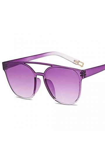 XINGYU Femmes Lunettes de Soleil Plates Lunettes de Soleil Lunettes Candy Color Mirror UV400 Blue