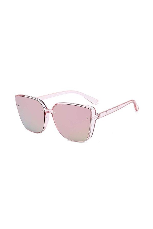 XINGYU Lunettes de Soleil carrées surdimensionnées Vintage Femmes œil de Chat rétro Cadre Noir Hommes Lunettes de Soleil pour