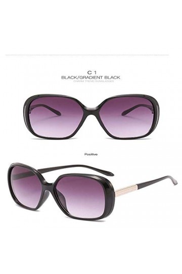 XINGYU Lunettes De Soleil Grand Cadre Femmes Gradient Lens Voyage Lunettes De Soleil Uv400 comme Multicolore Bleu