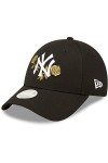 New Era 9Forty Damen Cap - Floral New York Yankees Noir