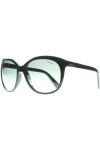 Vogue Womens 2728 Black Frame/Brown Gradient Lens Plastic Sunglasses