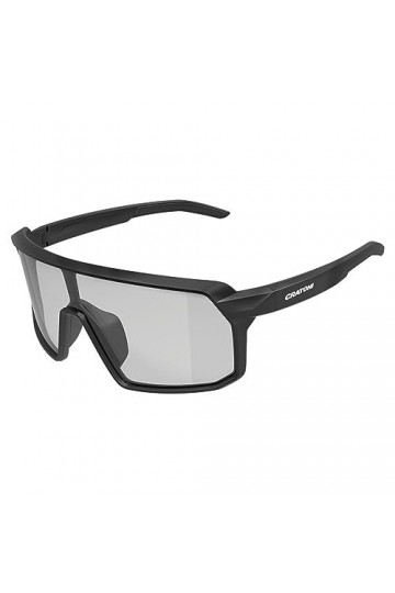 Cratoni Skyvision Lunettes de Soleil Unisexe, Noir Mat, Taille Unique