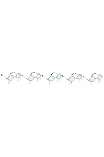 Holibanna 5 Paires Lunettes De Soleil Nuage Lunettes à Pampilles Nuages Accessoires Des Années 90 Pour Femmes Lunettes De Sol