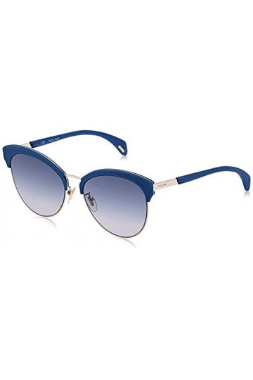 Police SPL619 Sunglasses, Shiny Light Gold, 56 Unisex