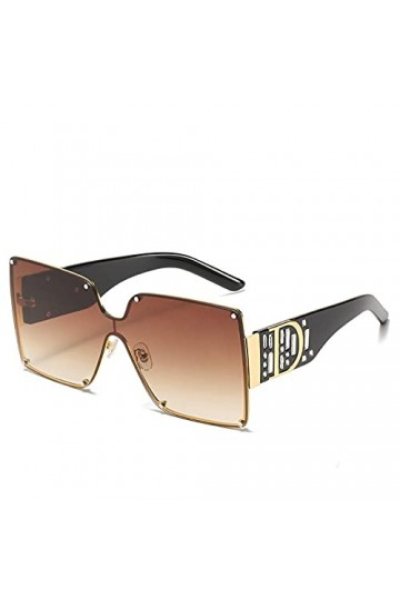 BAJIE Lunettes de Soleil Lunettes de Soleil Une pièce de Style Nouveau Lunettes de Soleil en Forme de Diamant Lunettes de Sol