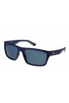 CAT 8021 Lunettes de soleil carrées polarisées pour homme Bleu marine mat 61 mm, Bleu marine mat.