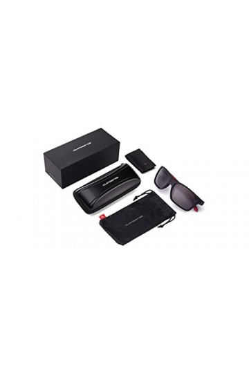CLANDESTINE Square Matte Black R N - Lunettes de soleil Nylon HD homme & femme