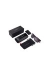 CLANDESTINE Square Matte Black R N - Lunettes de soleil Nylon HD homme & femme