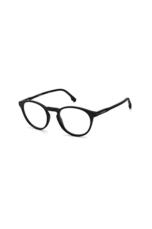 Carrera Rectangular Eyeglasses Sunglasses, Matte Black, 48 Unisex