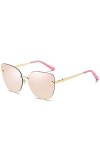 Heqianqian Femme Lunettes de Soleil Vintage Lunettes de Soleil polarisées surdimensionnées pour Femmes pour la Conduite Sport
