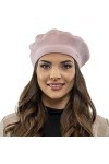 VIVISENCE Femme Béret Classique Et Élégant 7005, Fabriqué en UE, Rose,UNI