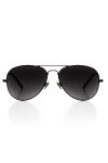 isheep lunette de soleil homme et Femme Premium Lunette de Soleil Cadre Métallique avec UV400 SIS-22-BK Noir 