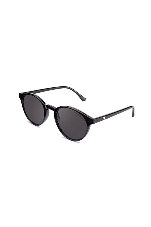 CLANDESTINE Round Black - Lunettes de soleil Nylon HD homme & femme