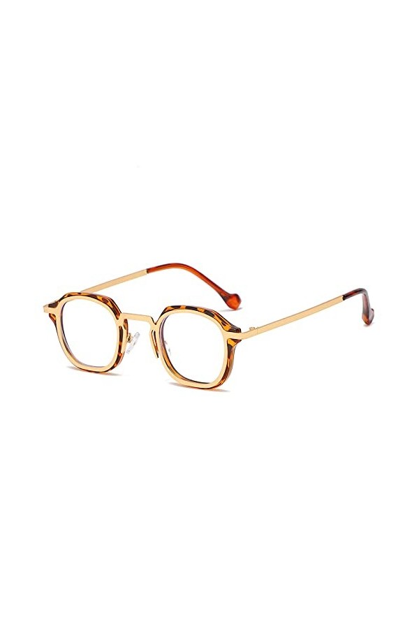 Rétro Petites Lunettes de Soleil carrées Hommes Concepteur Vintage Lunettes de Soleil pour Femmes Lunettes légères, Gris Clai